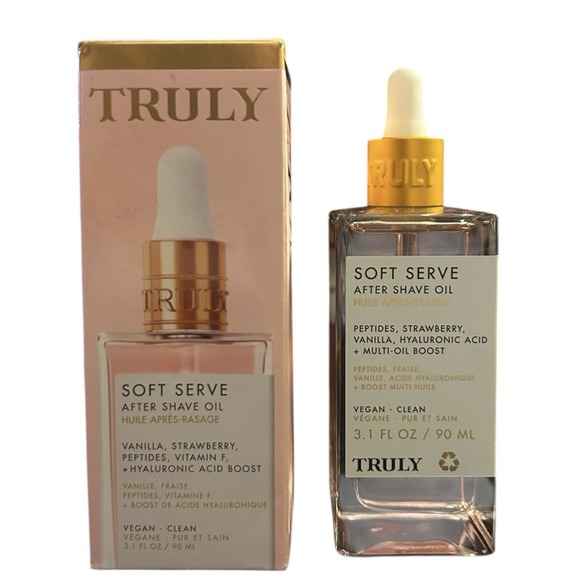 TRULY Other - Truly Beauty Soft Serve After Shave Oil 3.1 Oz - Vanilla Strawberry -
